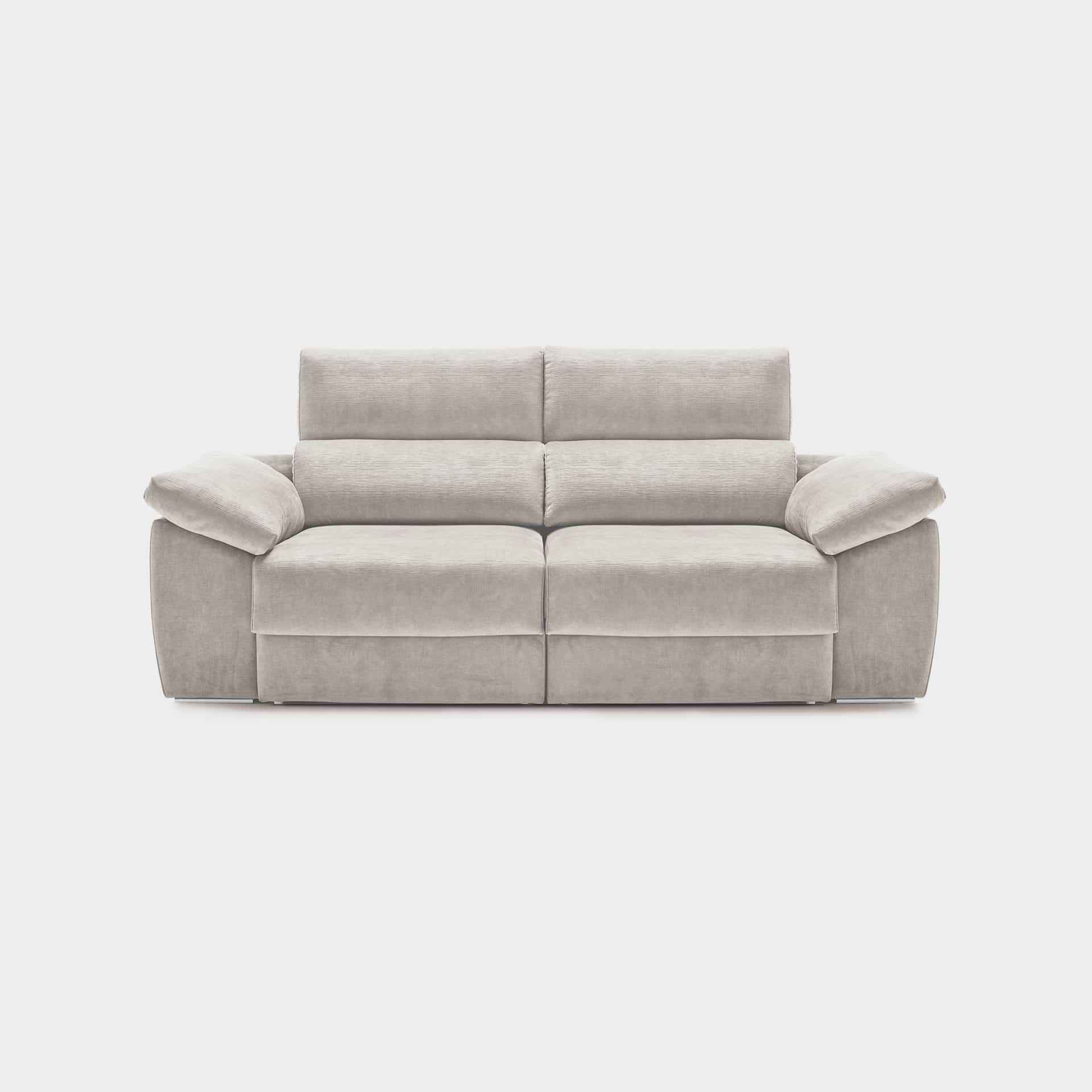 ACOMODEL canapea extensibilă cu colțar Tayla | textil | Bej | 293x104x159 cm