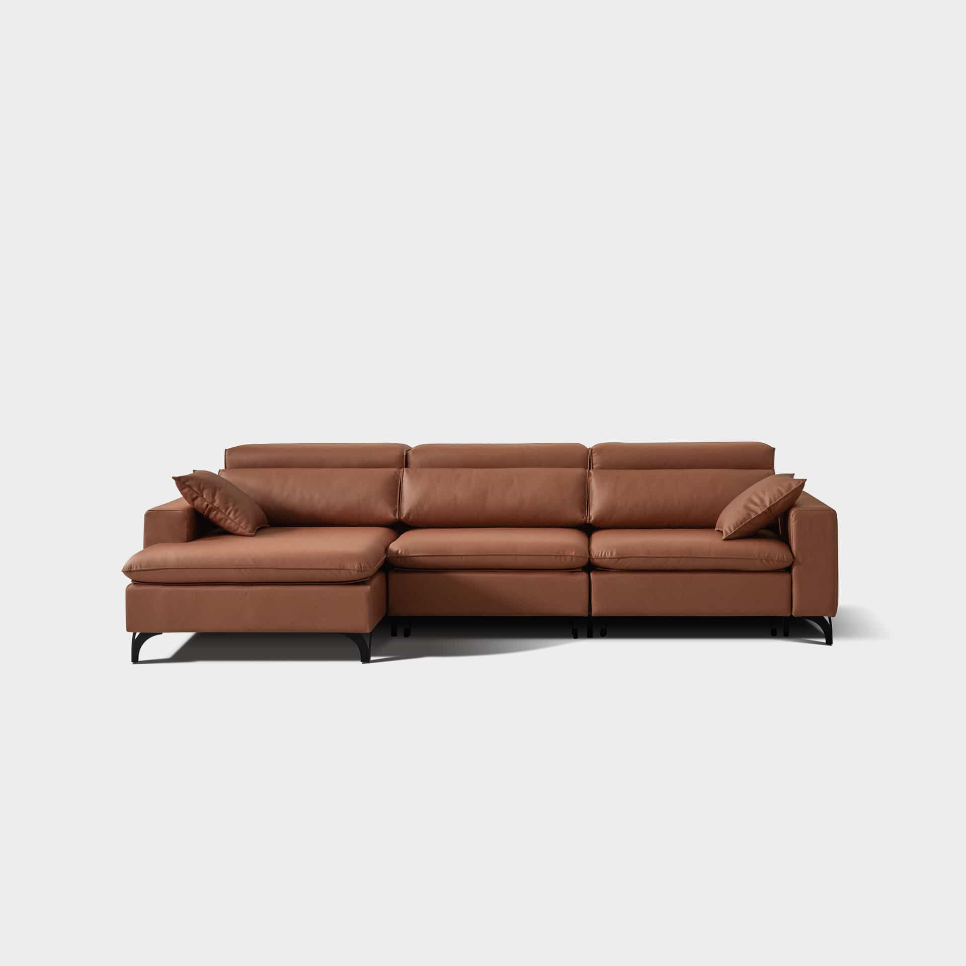 ACOMODEL canapea extensibilă cu colțar Dinamic | textil | Bej | 300x104x159 cm