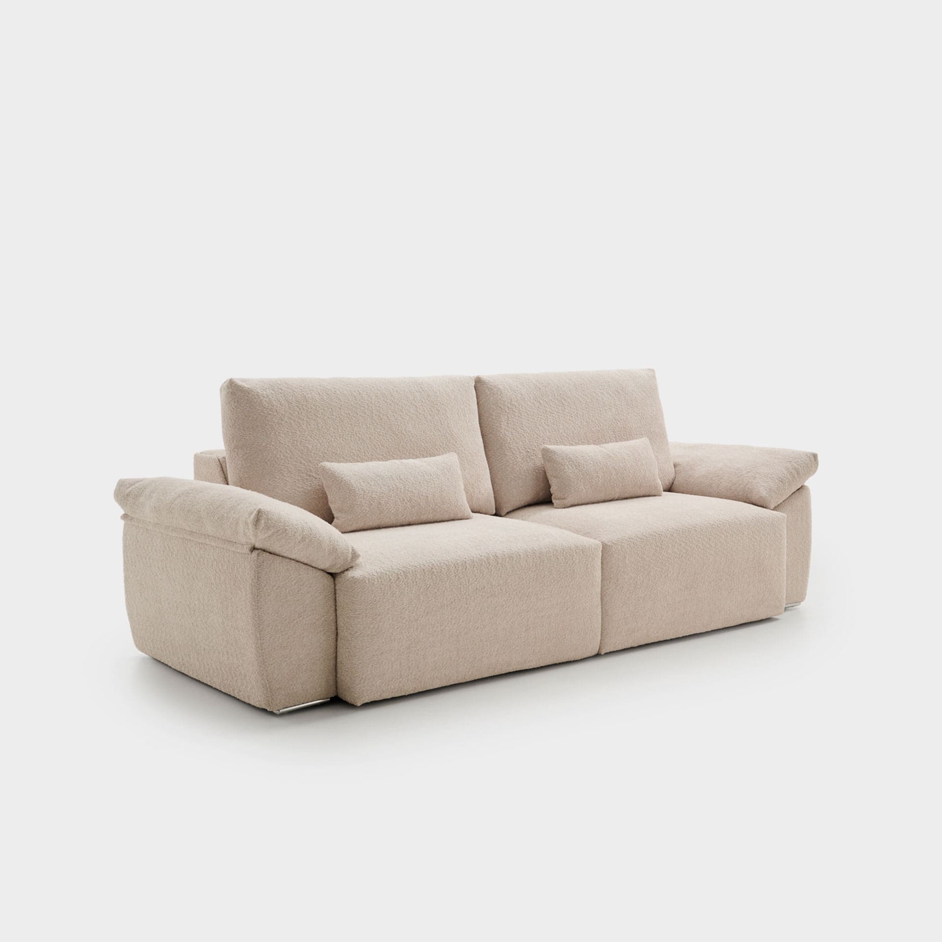 ACOMODEL canapea extensibilă Laya | textil | Bej | 260x104x159 cm