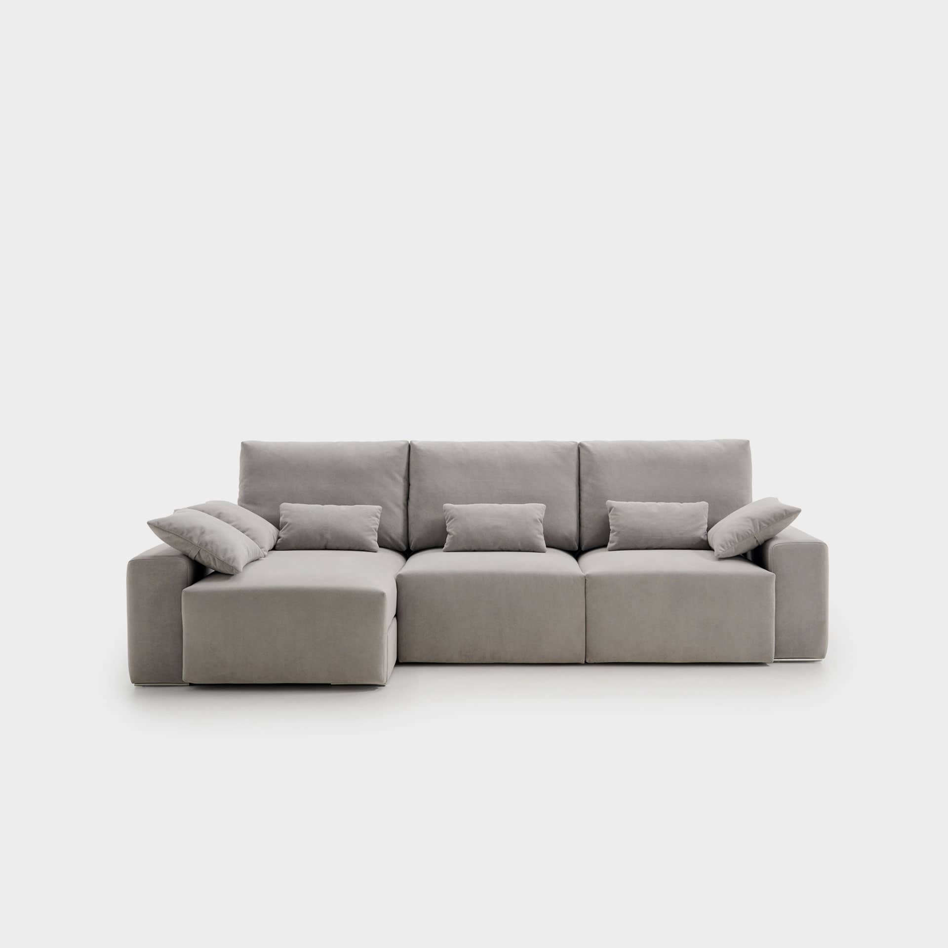 ACOMODEL canapea extensibilă cu colțar Regina | textil | Bej | 294x104x159 cm