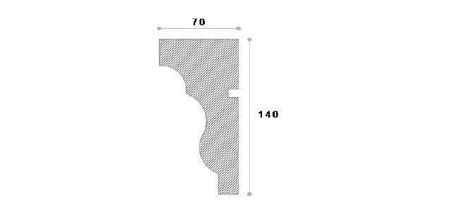SOLBANC DECORATIV FEREASTRA NS116 140X70X2000 - PARIS14A.RO