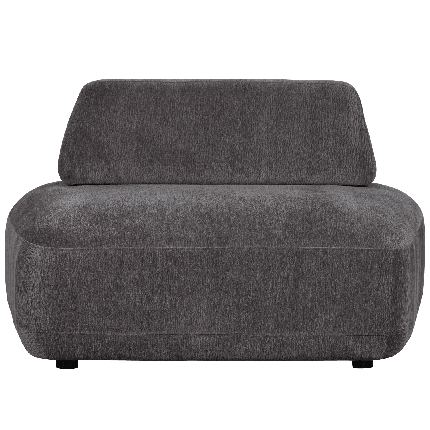 STERCK ARMCHAIR WITH MOVABLE BACKREST CHARCOAL - PARIS14A.RO