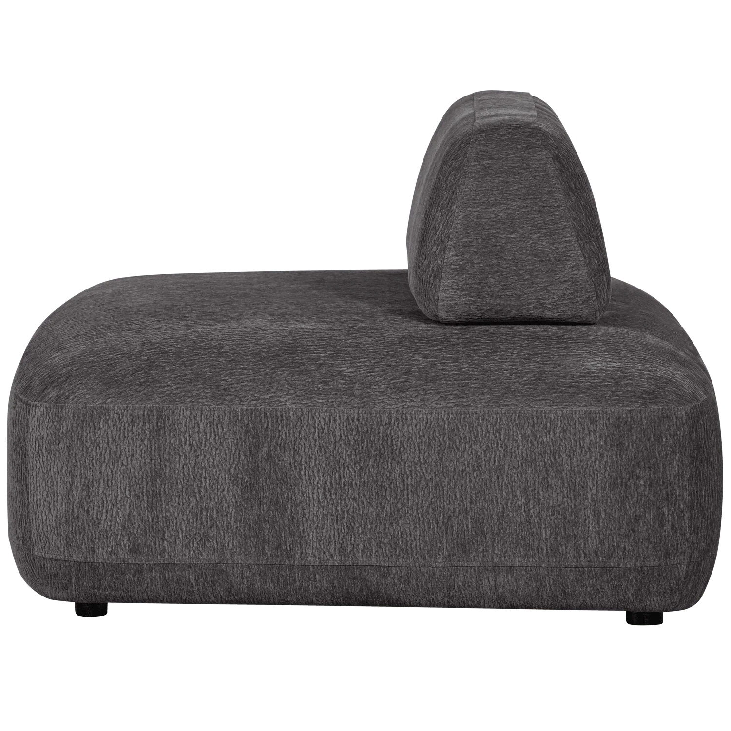 STERCK ARMCHAIR WITH MOVABLE BACKREST CHARCOAL - PARIS14A.RO