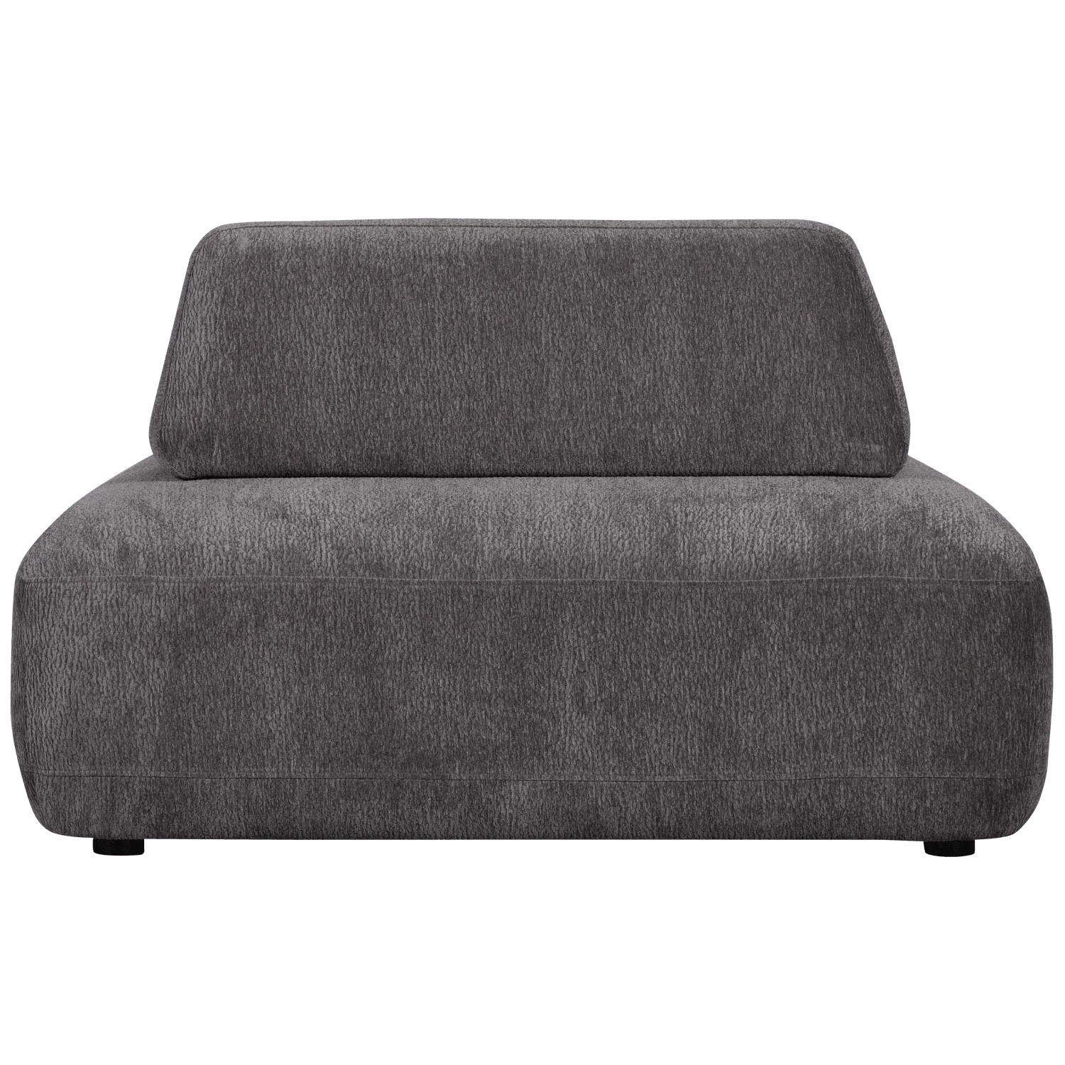 STERCK ARMCHAIR WITH MOVABLE BACKREST CHARCOAL - PARIS14A.RO