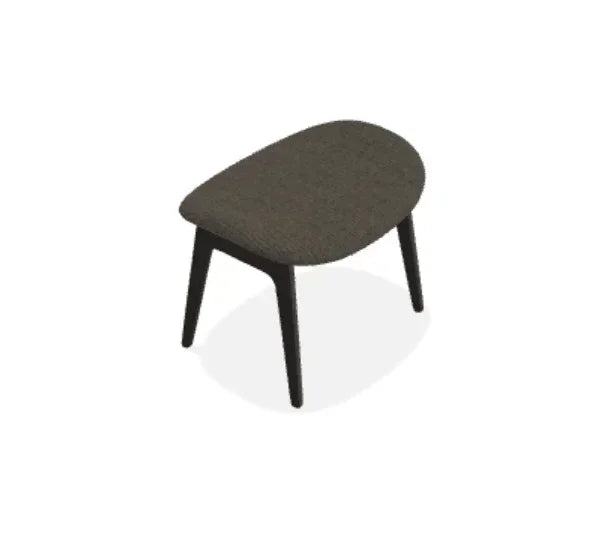 Taburet Elephant cu tapiterie completa din tesatura Ismay - Norr11 - PARIS14A.RO