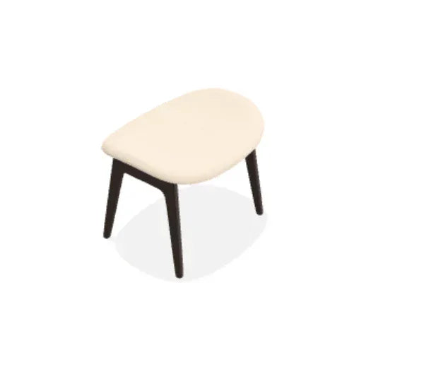 Taburet Elephant cu tapiterie completa din tesatura Steelcut Trio - Norr11 - PARIS14A.RO