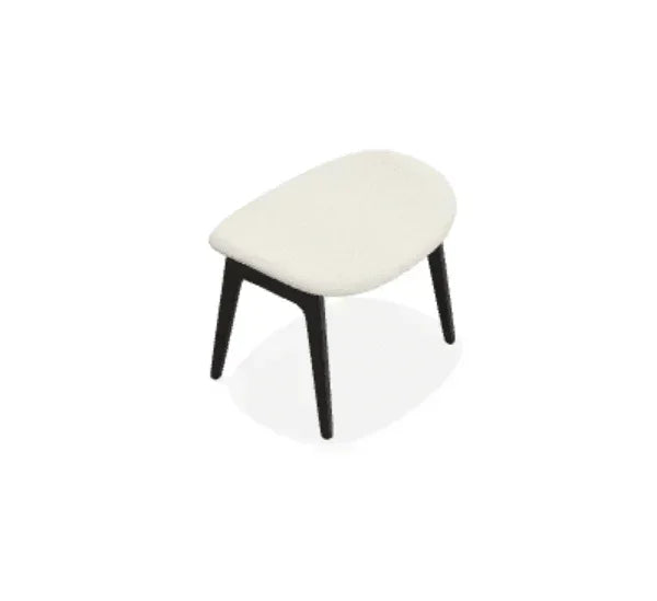 Taburet Elephant cu tapiterie completa din tesatura Step Melange - Norr11 - PARIS14A.RO