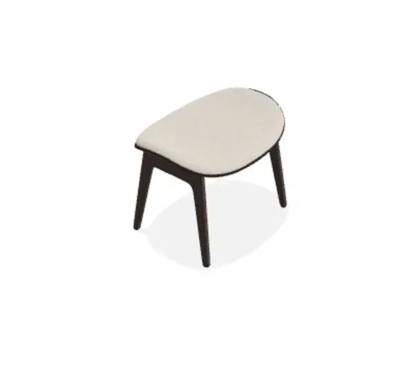 Taburet Elephant cu tapiterie frontala din tesatura Keiga - Norr11 - PARIS14A.RO