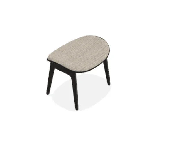 Taburet Elephant cu tapiterie frontala din tesatura Savanna - Norr11 - PARIS14A.RO