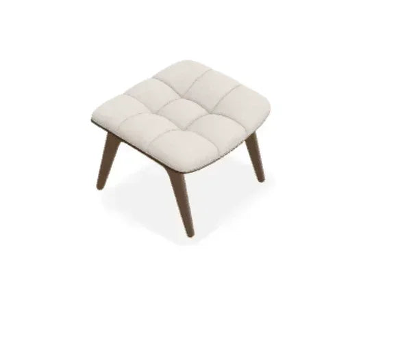 Taburet Mammoth cu tapiterie din piele Envy - Norr11 - PARIS14A.RO