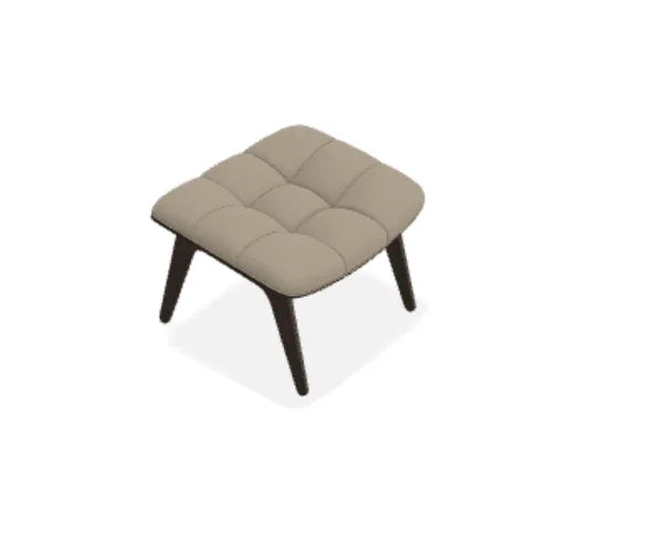 Taburet Mammoth cu tapiterie din piele Spectrum - Norr11 - PARIS14A.RO