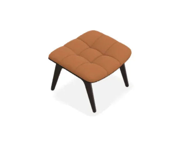 Taburet Mammoth cu tapiterie din piele Terra - Norr11 - PARIS14A.RO