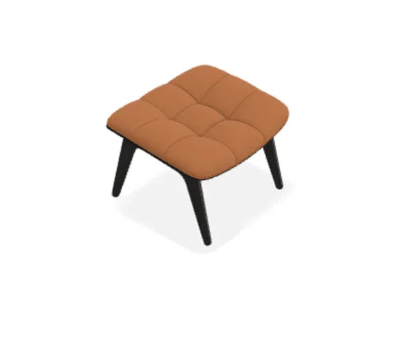 Taburet Mammoth cu tapiterie din piele Terra - Norr11 - PARIS14A.RO