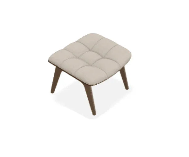 Taburet Mammoth cu tapiterie din tesatura Fiord - Norr11 - PARIS14A.RO