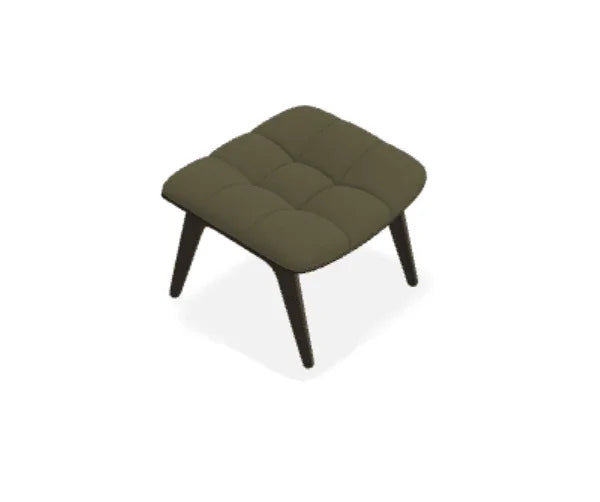 Taburet Mammoth cu tapiterie din tesatura Moss - Norr11 - PARIS14A.RO