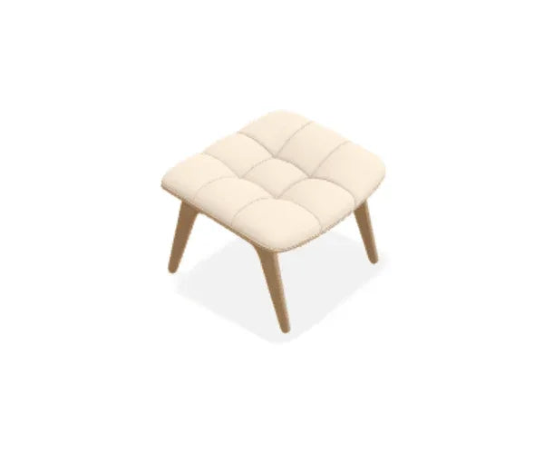 Taburet Mammoth cu tapiterie din tesatura Steelcut Trio - Norr11 - PARIS14A.RO