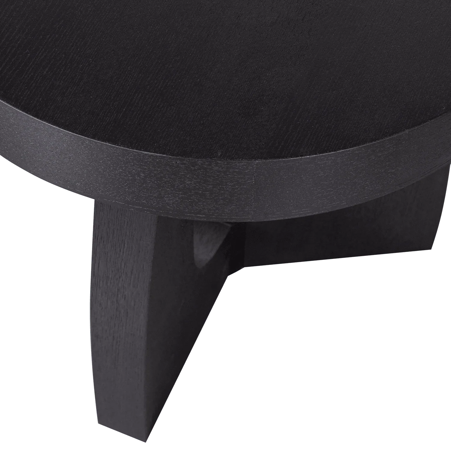 TALA SIDE TABLE MDF VENEER BLACK 45xO45CM - PARIS14A.RO