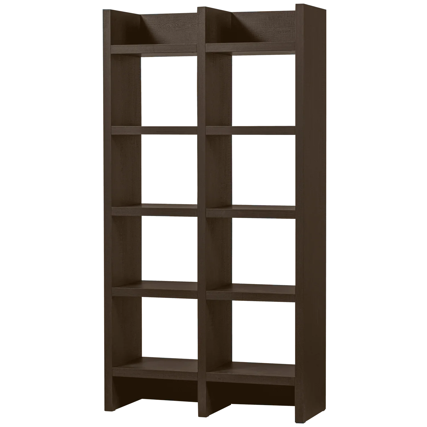 TIMO OPEN CABINET MDF DARK BROWN 195x100x40CM - PARIS14A.RO