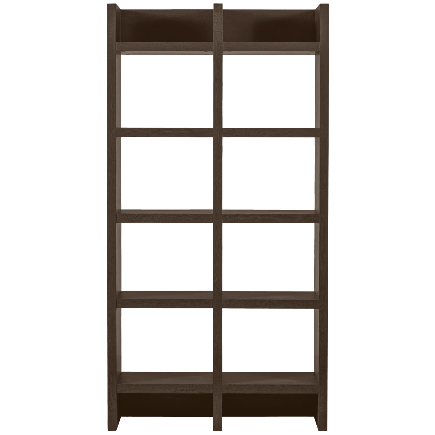 TIMO OPEN CABINET MDF DARK BROWN 195x100x40CM - PARIS14A.RO