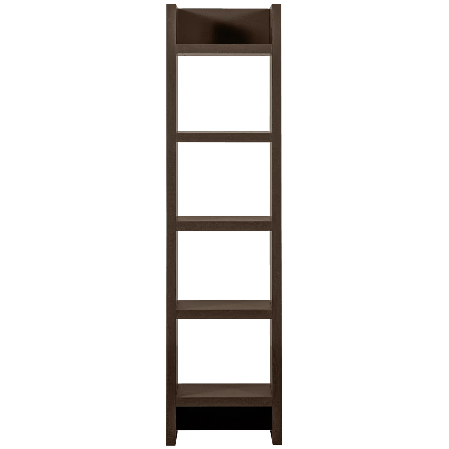 TIMO OPEN CABINET MDF DARK BROWN 195x50x40CM - PARIS14A.RO