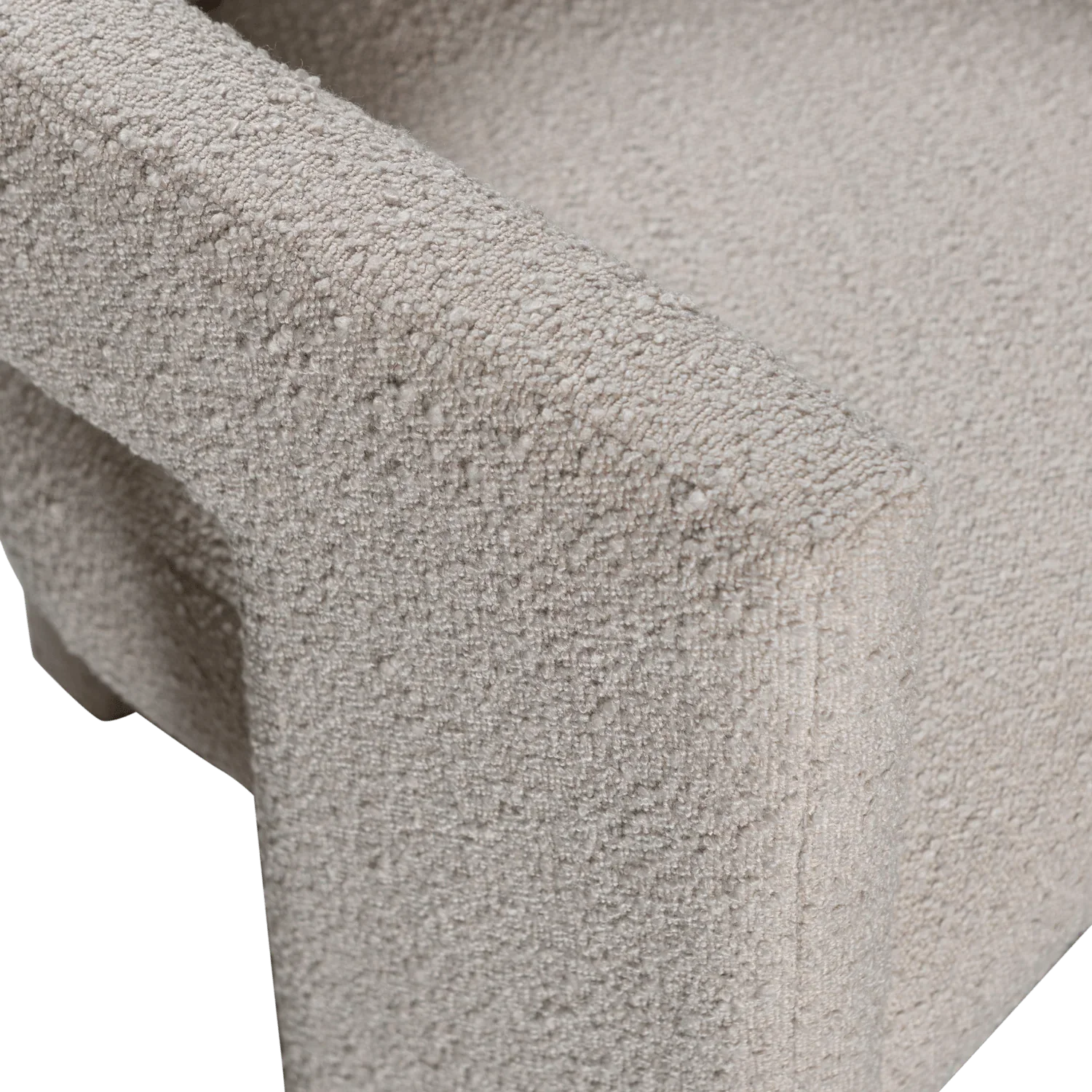 TIWA ARMCHAIR BOUCLE BEIGE - PARIS14A.RO