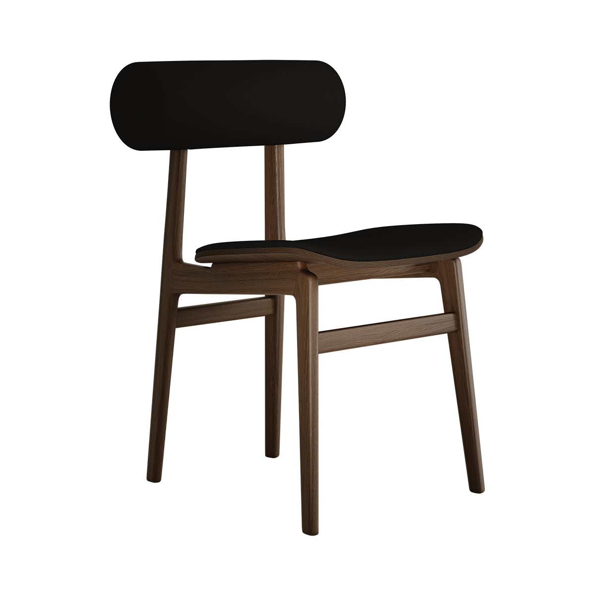 NORR11 scaun Totem | stejar FSC | Stejar afumat inchis | 46x53xh76 cm