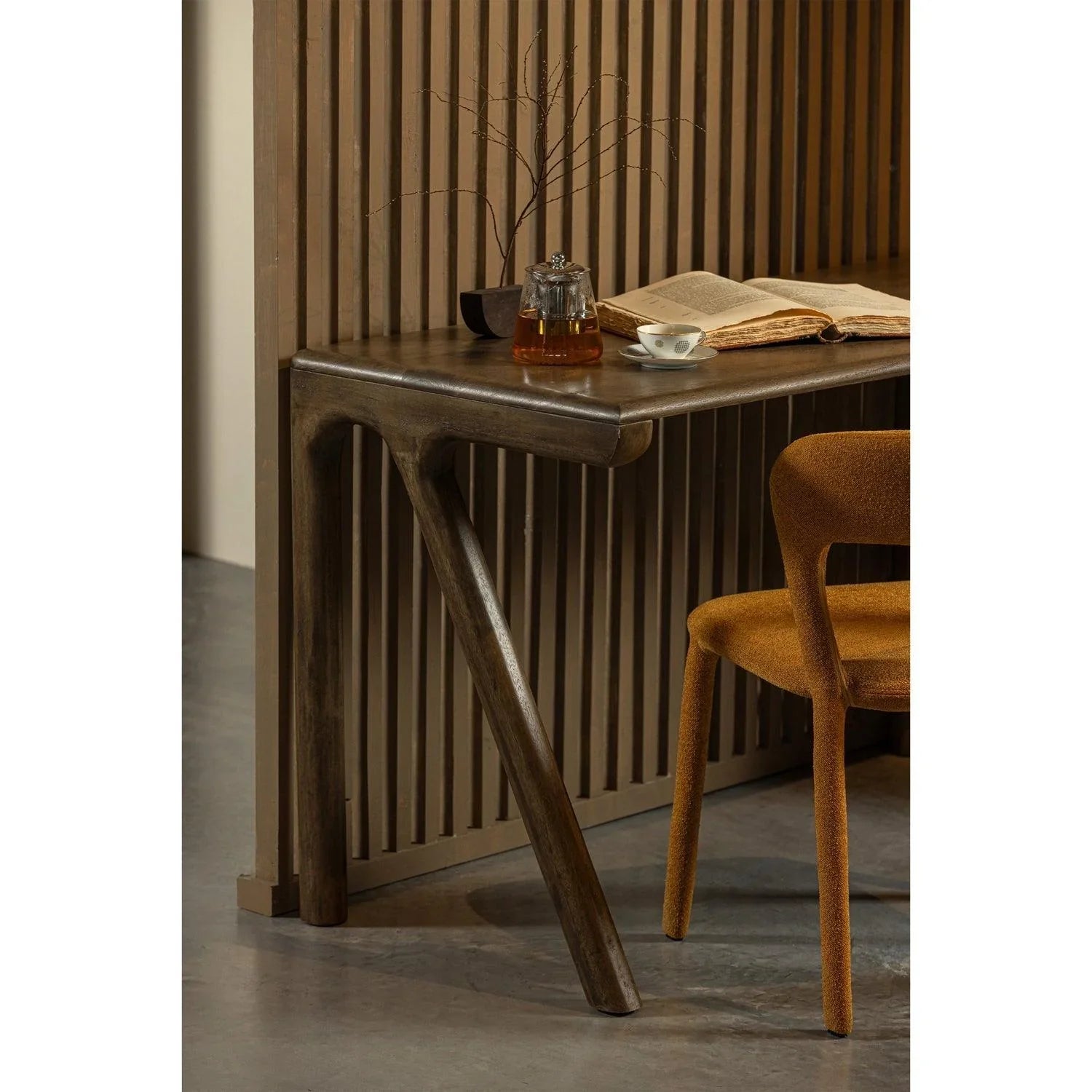 TUG DESK MANGO WOOD WALNUT - PARIS14A.RO