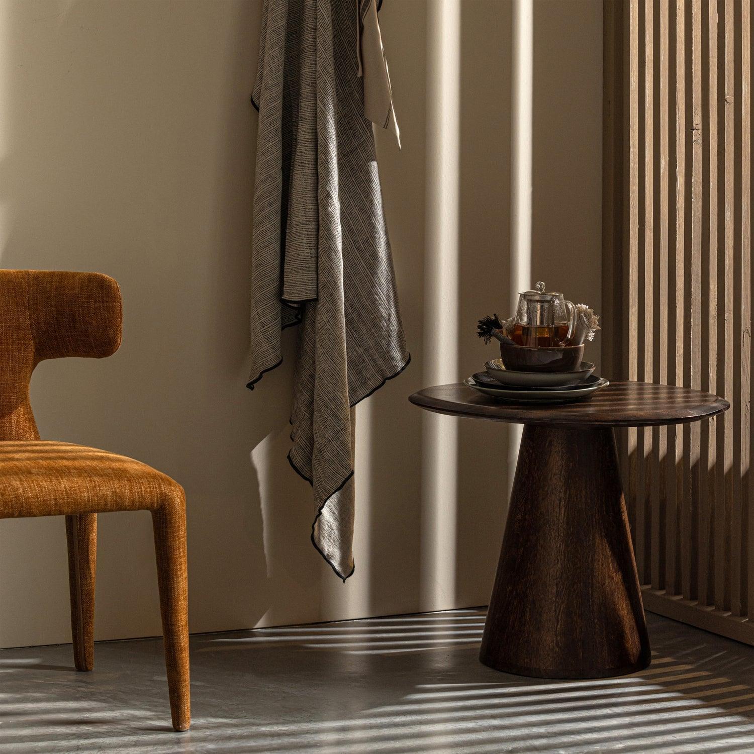 UNIQUE PLAID WITH STRIPE BLACK/OFF WHITE 130x170CM - PARIS14A.RO