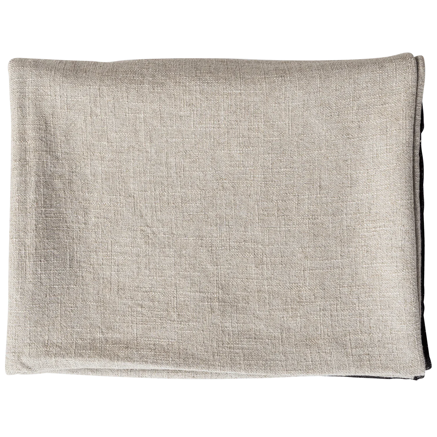 UNIQUE PLAID WITH STRIPE BLACK/OFF WHITE 130x170CM - PARIS14A.RO