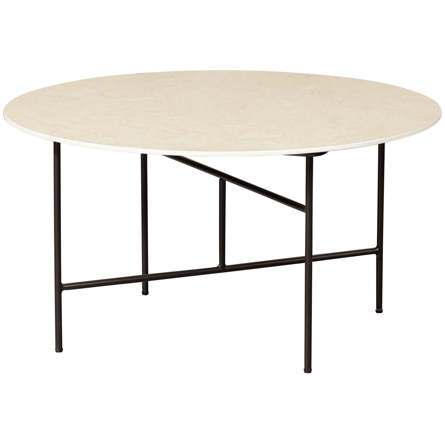 VIDA COFFEE TABLE WITH MARBLE LOOK TABLETOP NATURAL 40xO75 - PARIS14A.RO