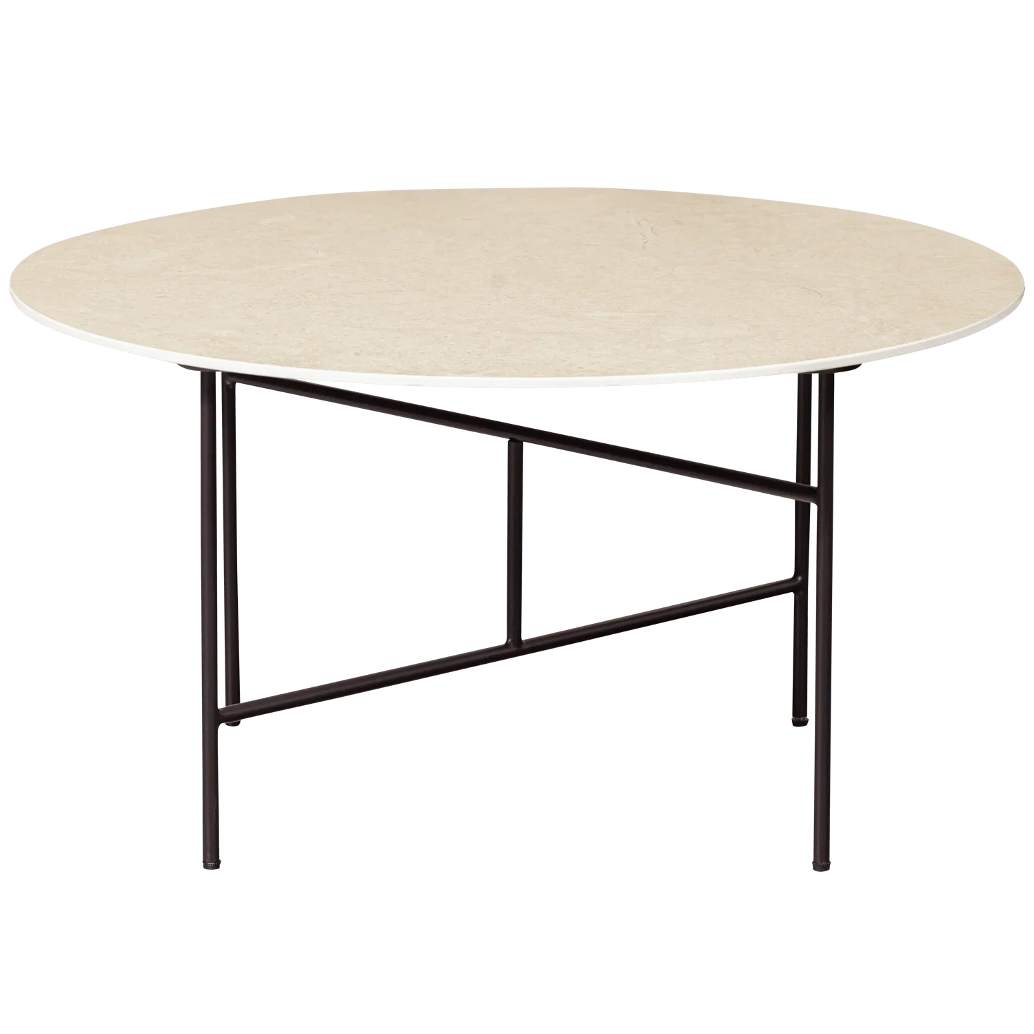 VIDA COFFEE TABLE WITH MARBLE LOOK TABLETOP NATURAL 40xO75 - PARIS14A.RO