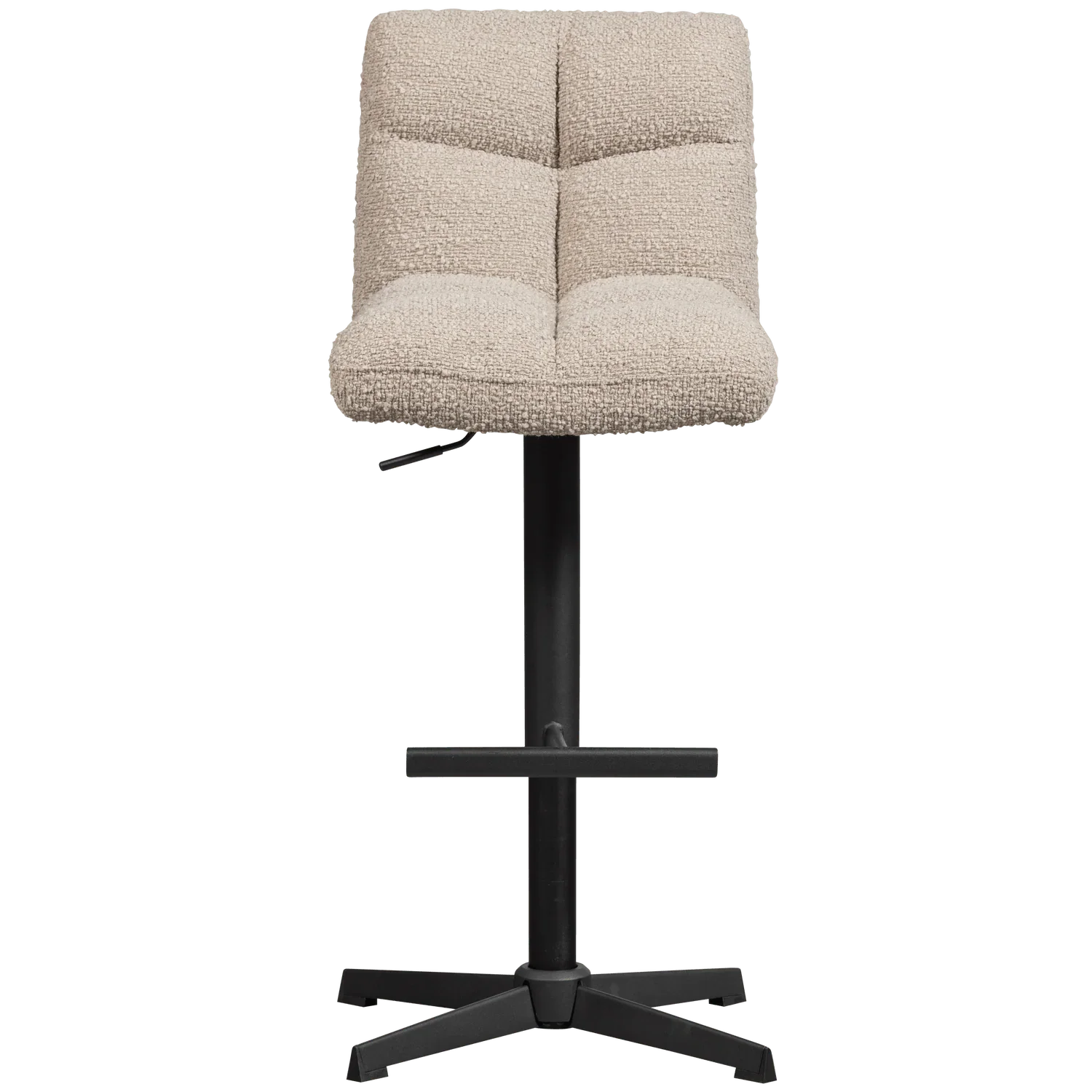 VINNY SWIVEL BAR STOOL BOUCLÉ SAND - PARIS14A.RO