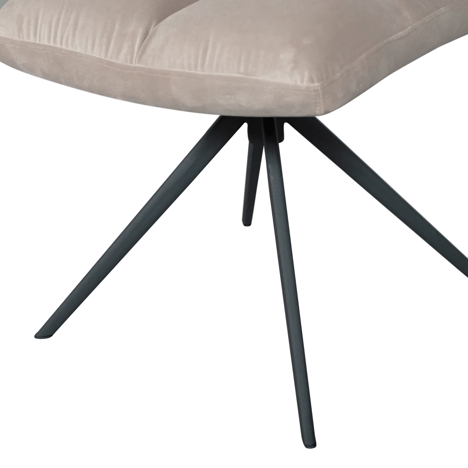 VINNY SWIVEL CHAIR VELVET SAND - PARIS14A.RO