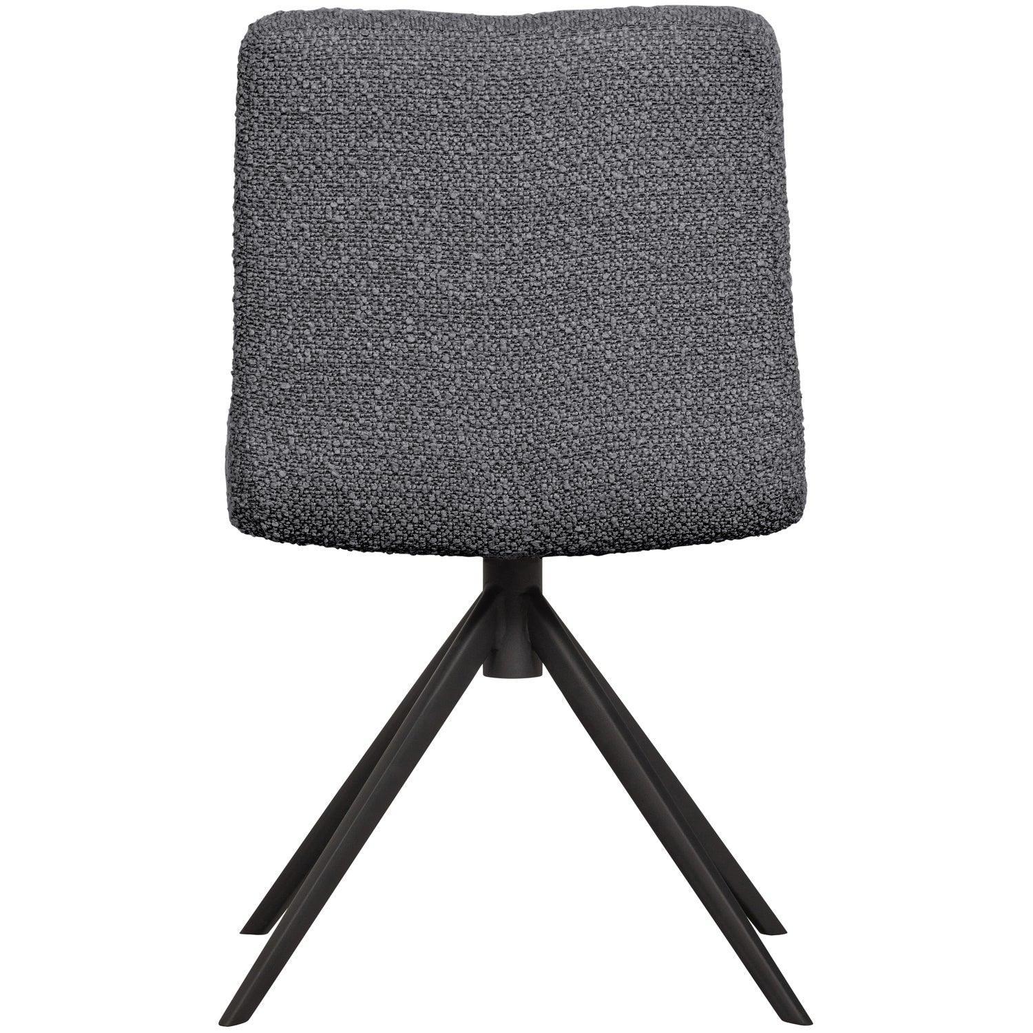 VINNY SWIVEL DINING CHAIR BOUCLÉ ANTHRACITE - PARIS14A.RO