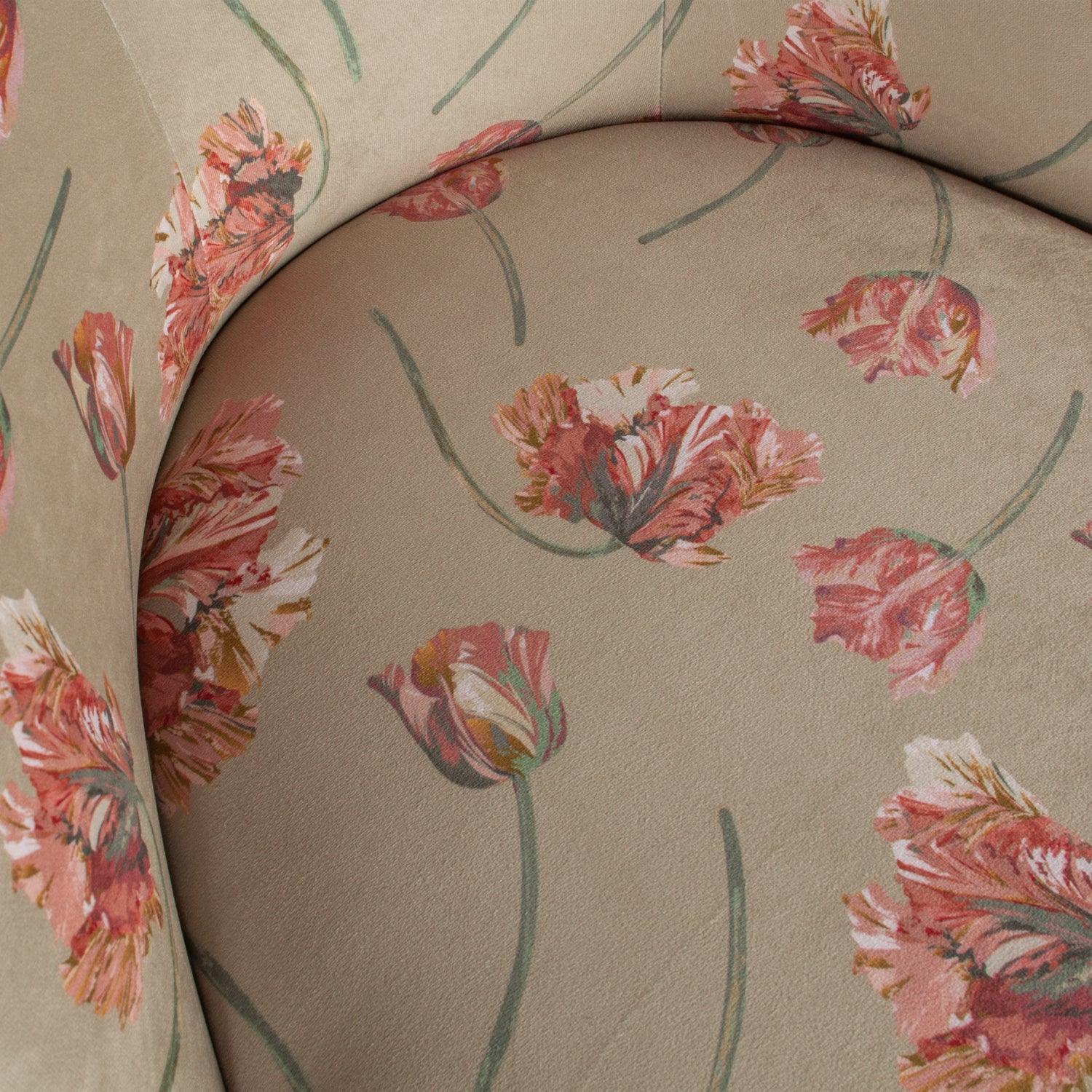 VOGUE ARMCHAIR VELVET ROCOCO AGAVE - PARIS14A.RO