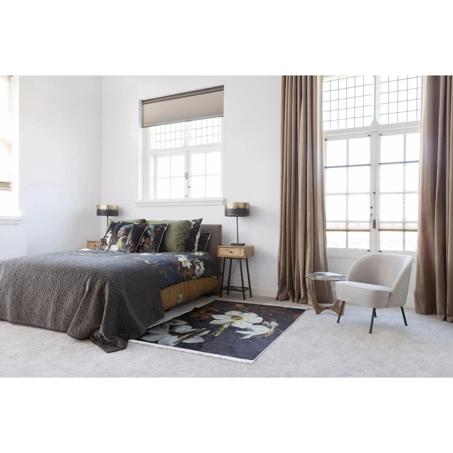 VOGUE ARMCHAIR WOVEN FABRIC SAND - PARIS14A.RO