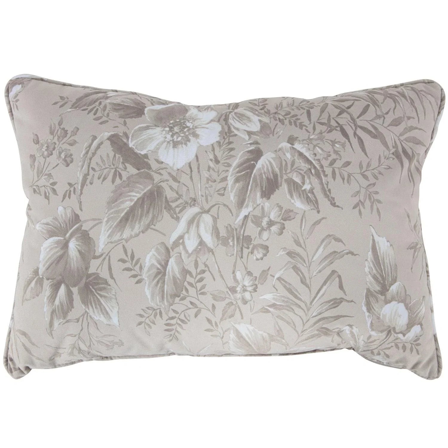VOGUE CUSHION 40x60 VELVET POPPY NATURAL - PARIS14A.RO