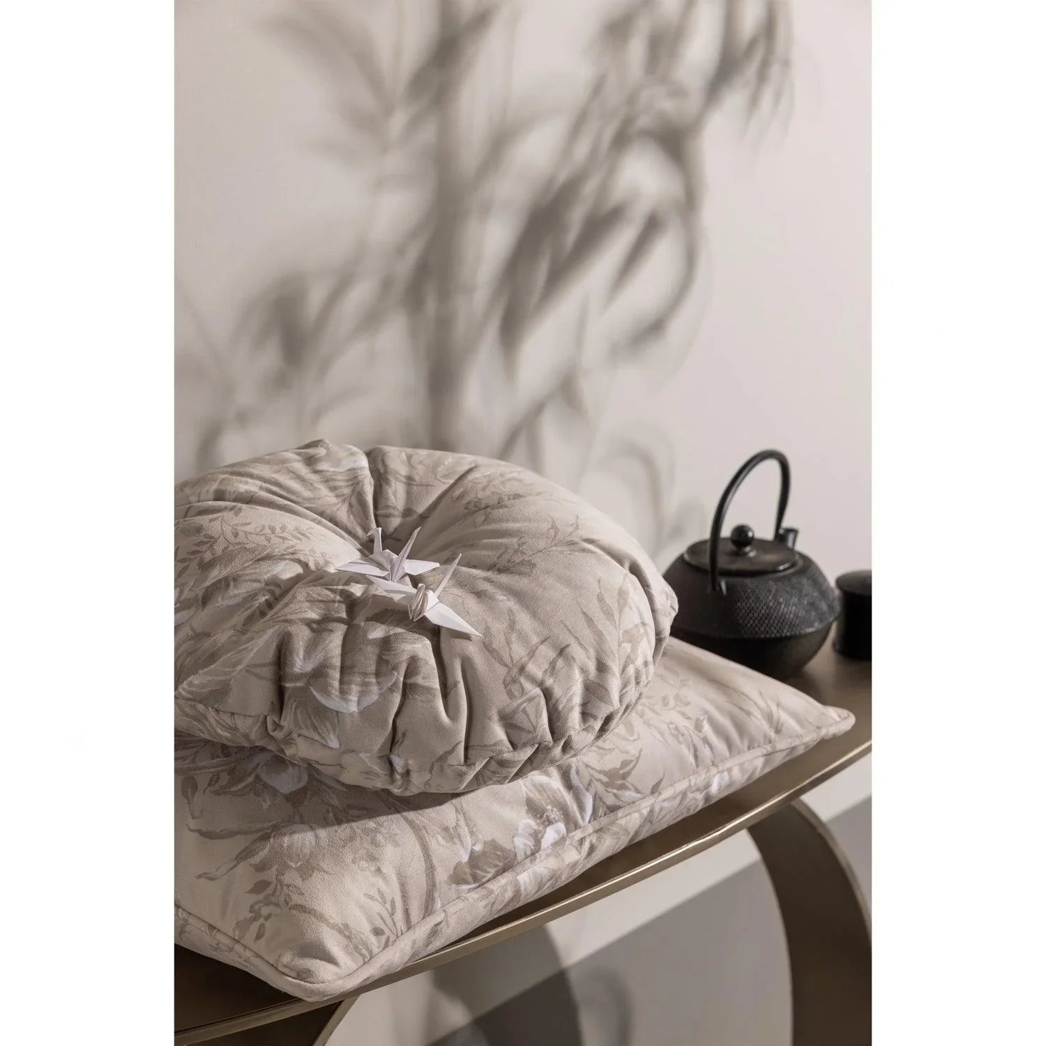 VOGUE CUSHION 40x60 VELVET POPPY NATURAL - PARIS14A.RO