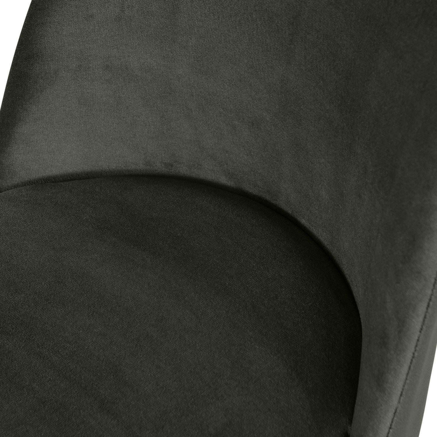 VOGUE DINING CHAIR VELVET DARK GREEN - PARIS14A.RO