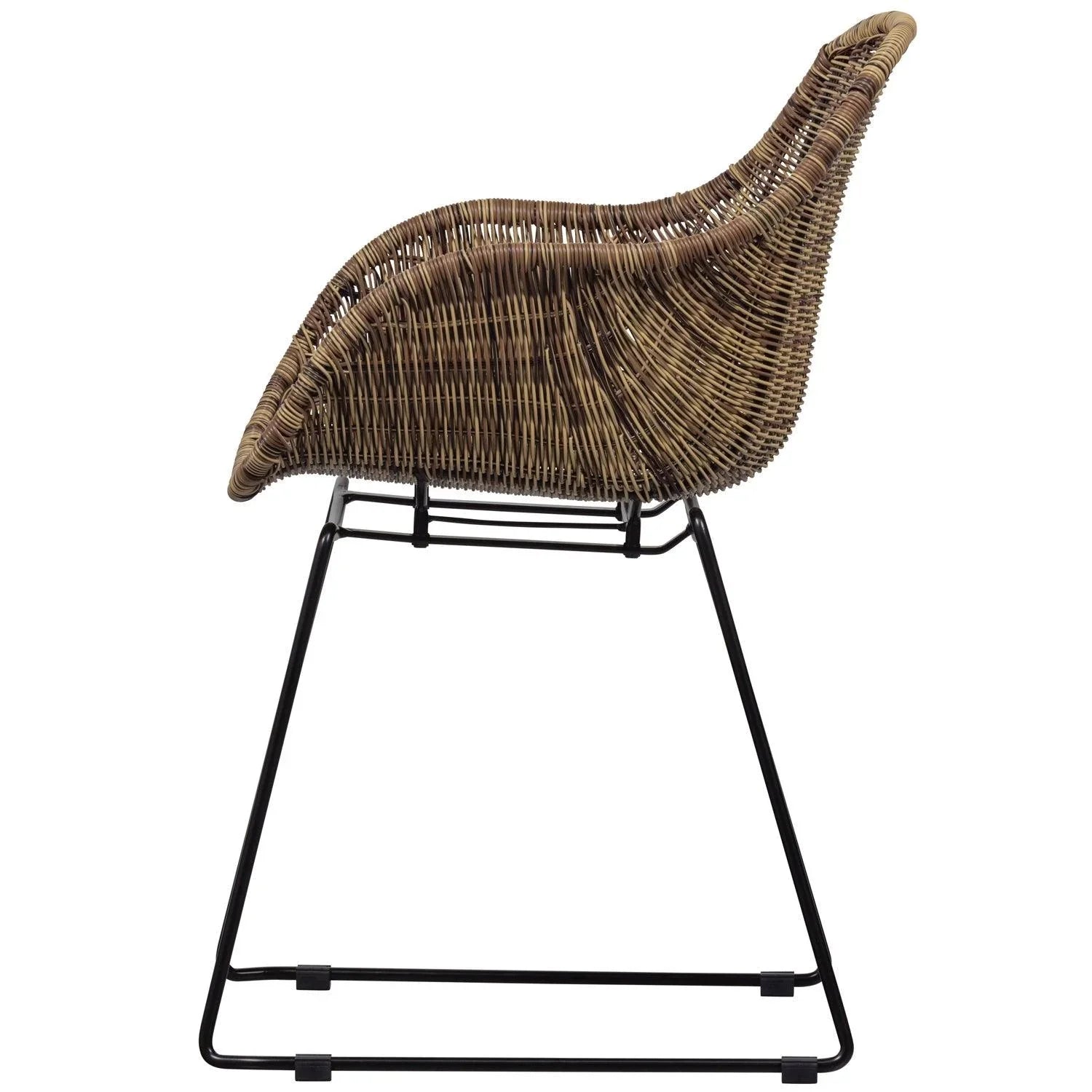 WILLOW GARDEN CHAIR NATURAL - PARIS14A.RO