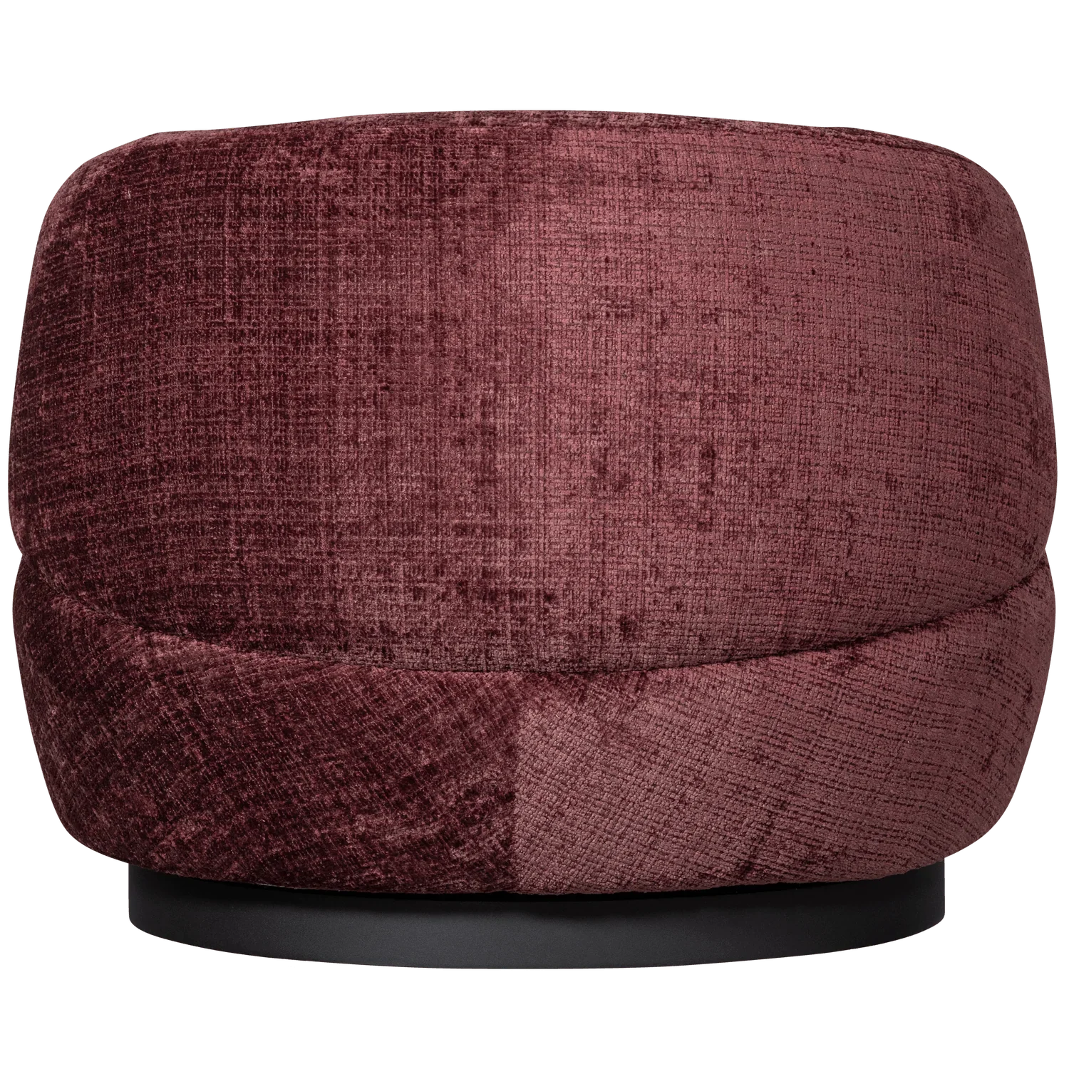 WOOLLY ROTATION ARMCHAIR CHENILLE AUBERGINE - PARIS14A.RO
