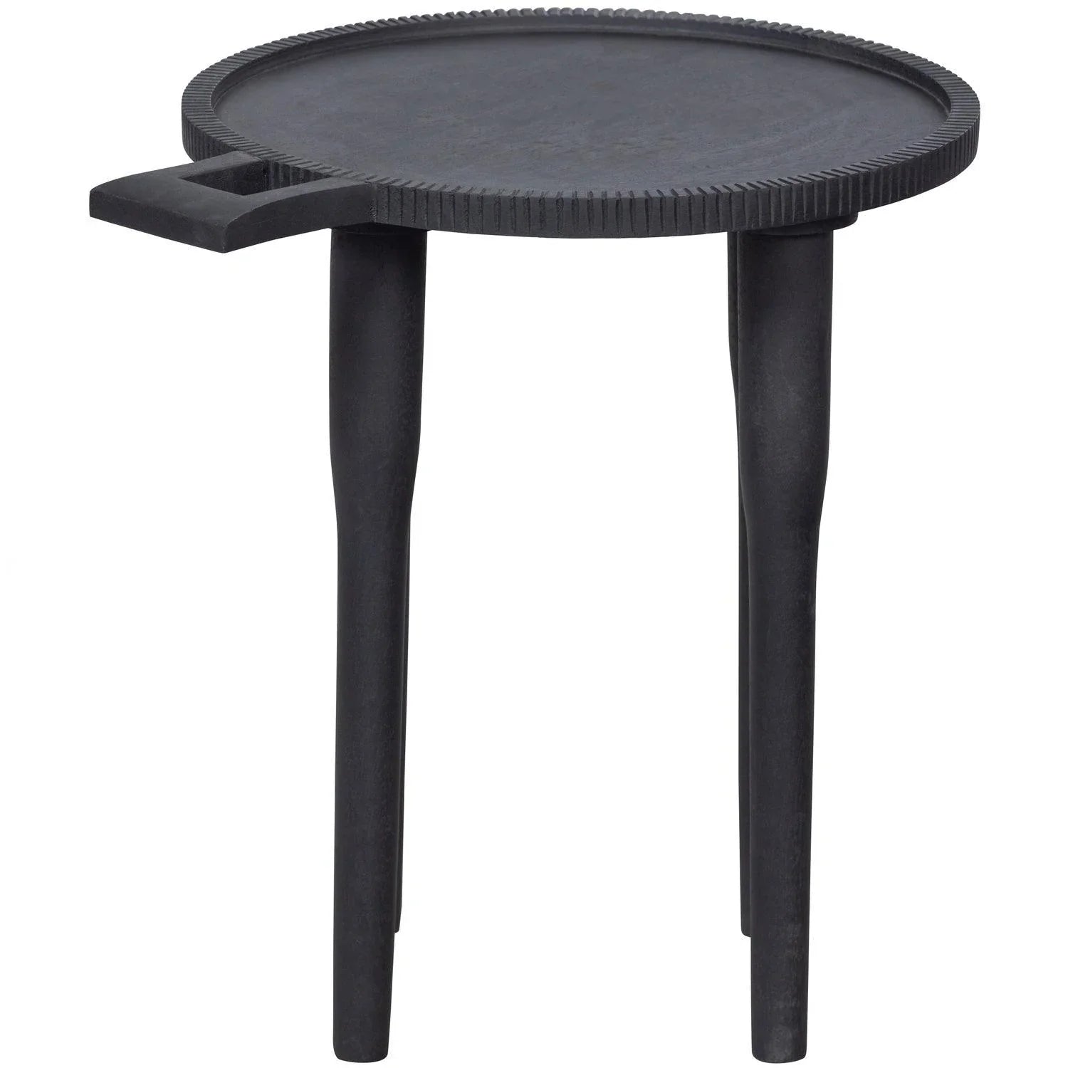 WYNN SIDETABLE MANGO WOOD BLACK - PARIS14A.RO