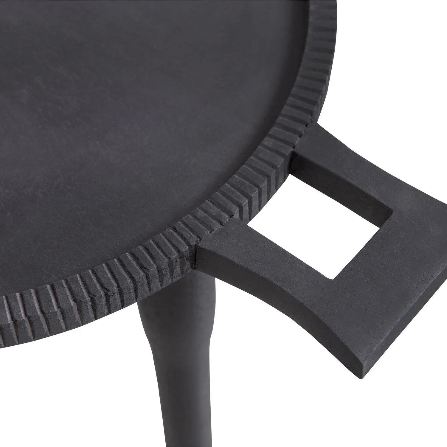 WYNN SIDETABLE MANGO WOOD BLACK - PARIS14A.RO