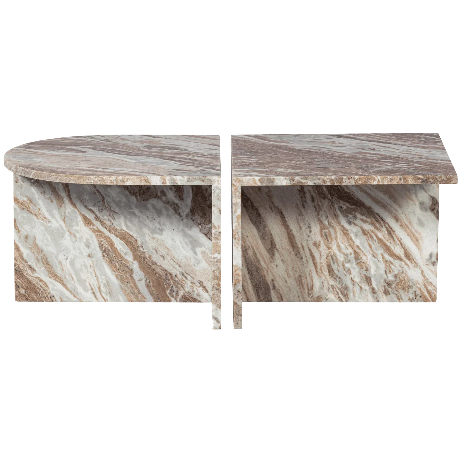 XHAIL SIDE TABLE MARBLE NATURAL - PARIS14A.RO