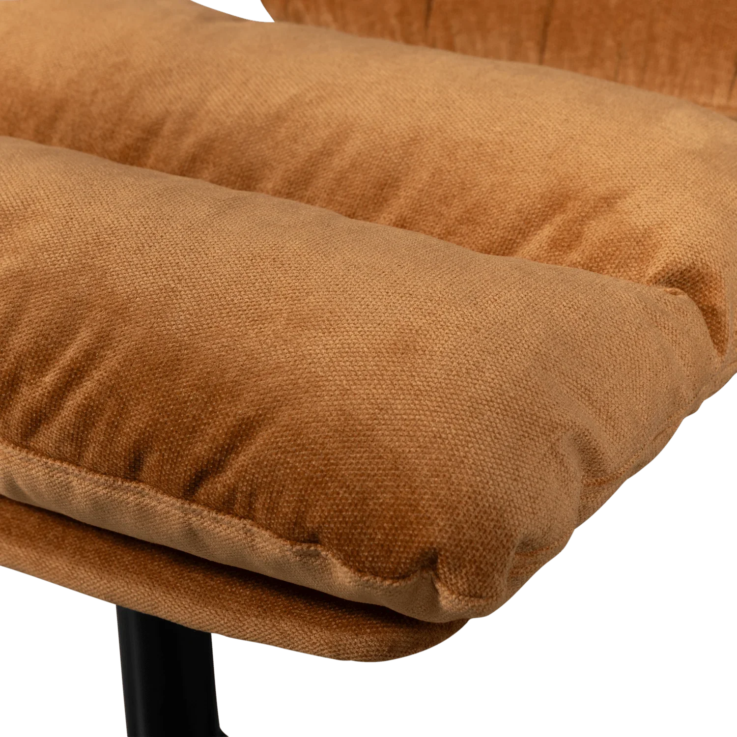 YARO ARMCHAIR WITH HOCKER GINGER - PARIS14A.RO