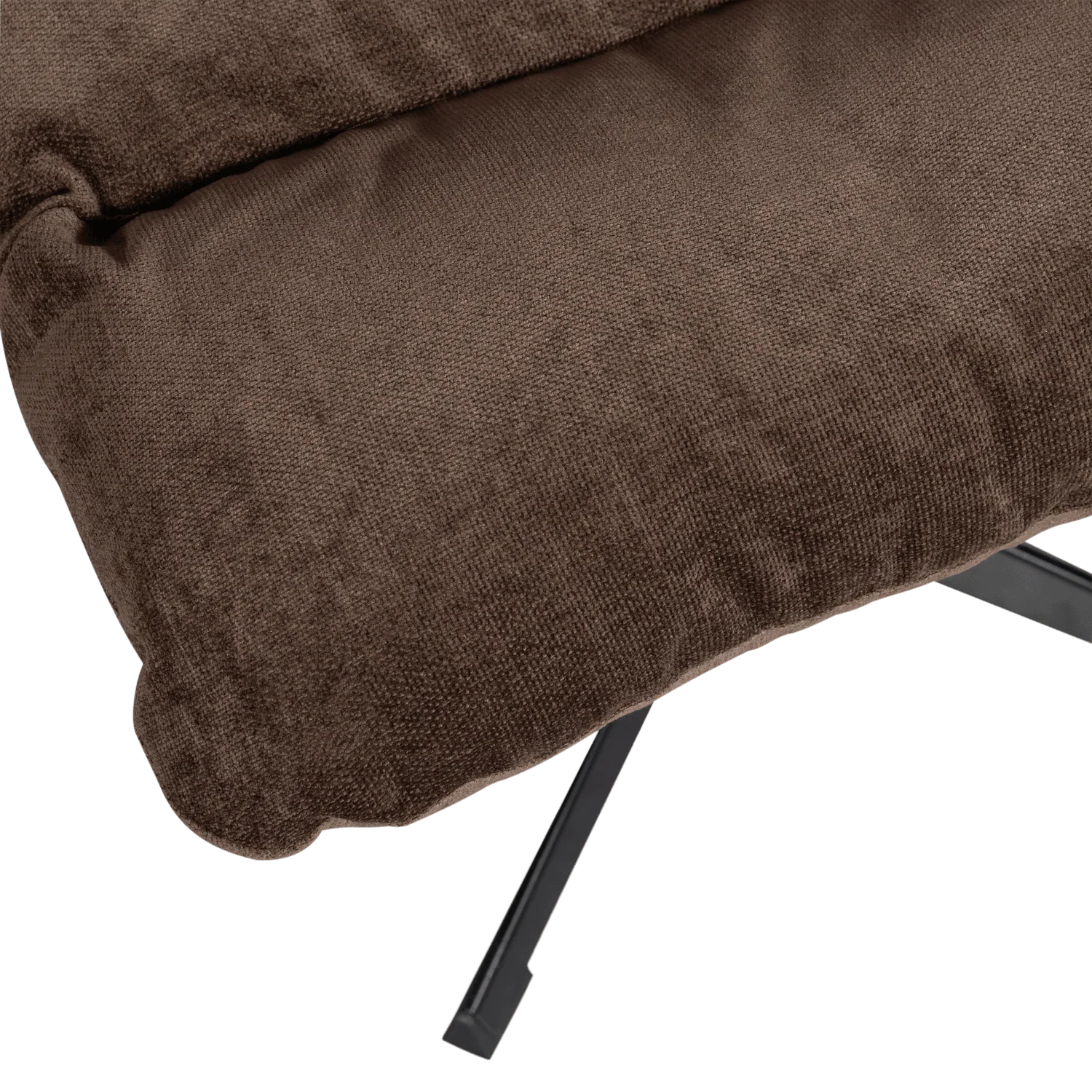 YARO SWIVEL ARMCHAIR WITH HOCKER ESPRESSO - PARIS14A.RO