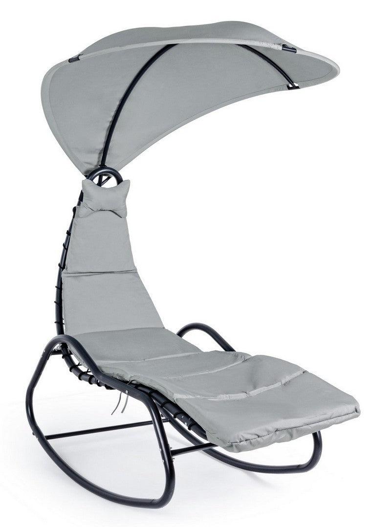 BAFFIN CHARCOAL ROCKING CHAISE LOUNGE - PARIS14A.RO