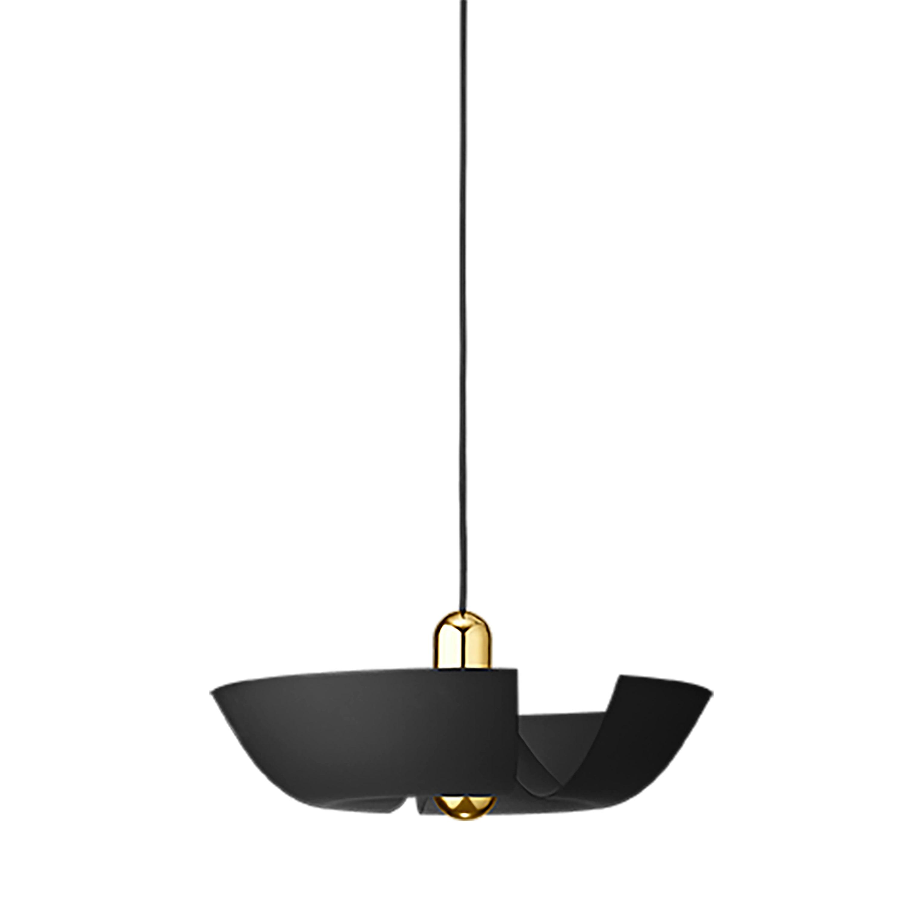 CYCNUS lampa suspendata negru / auriu , Ø45xH18 CM, AYTM - PARIS14A.RO