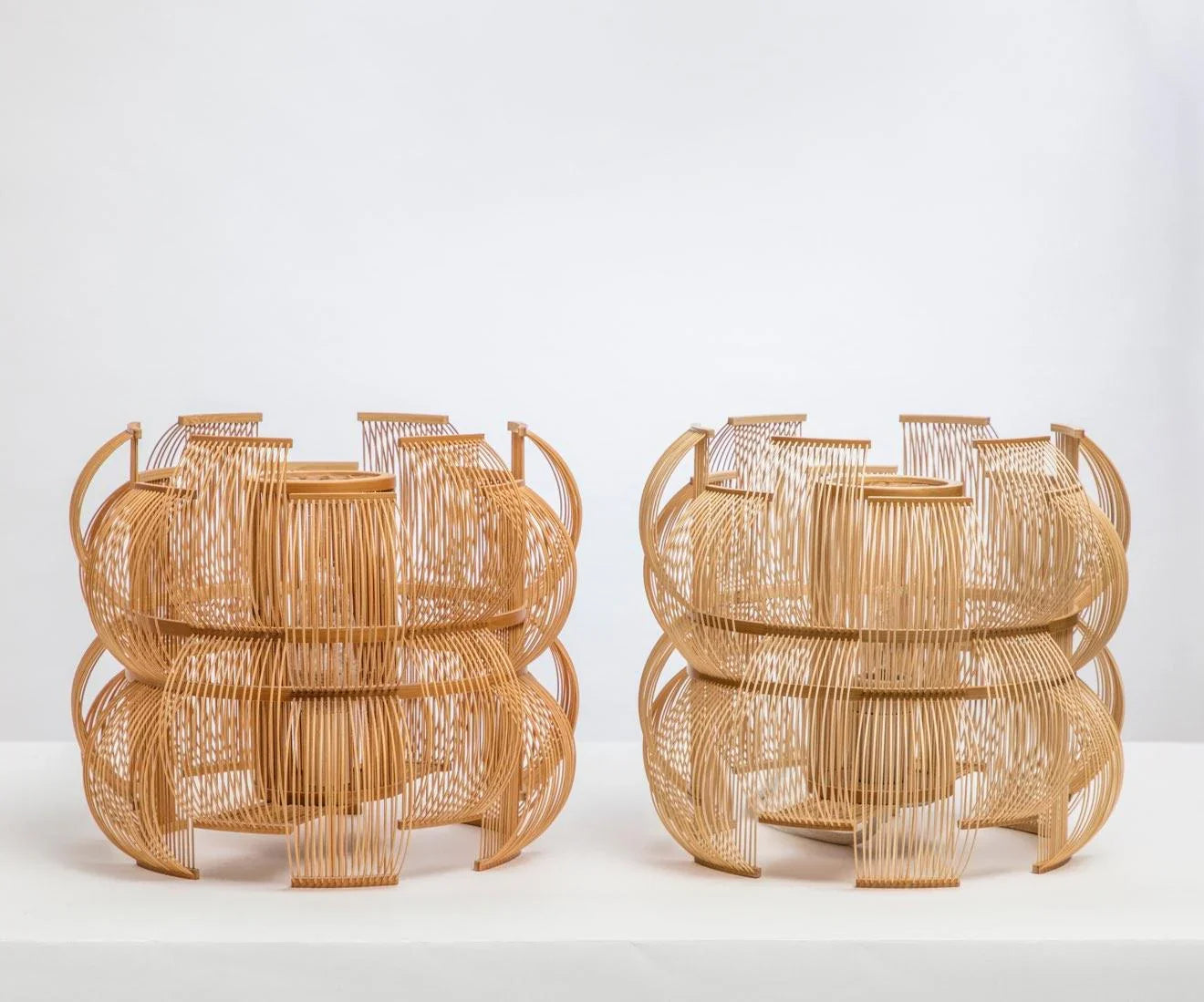 Lampa de masa creata manual dupa tehnica japoneza takesensuji Sen by Motarasu