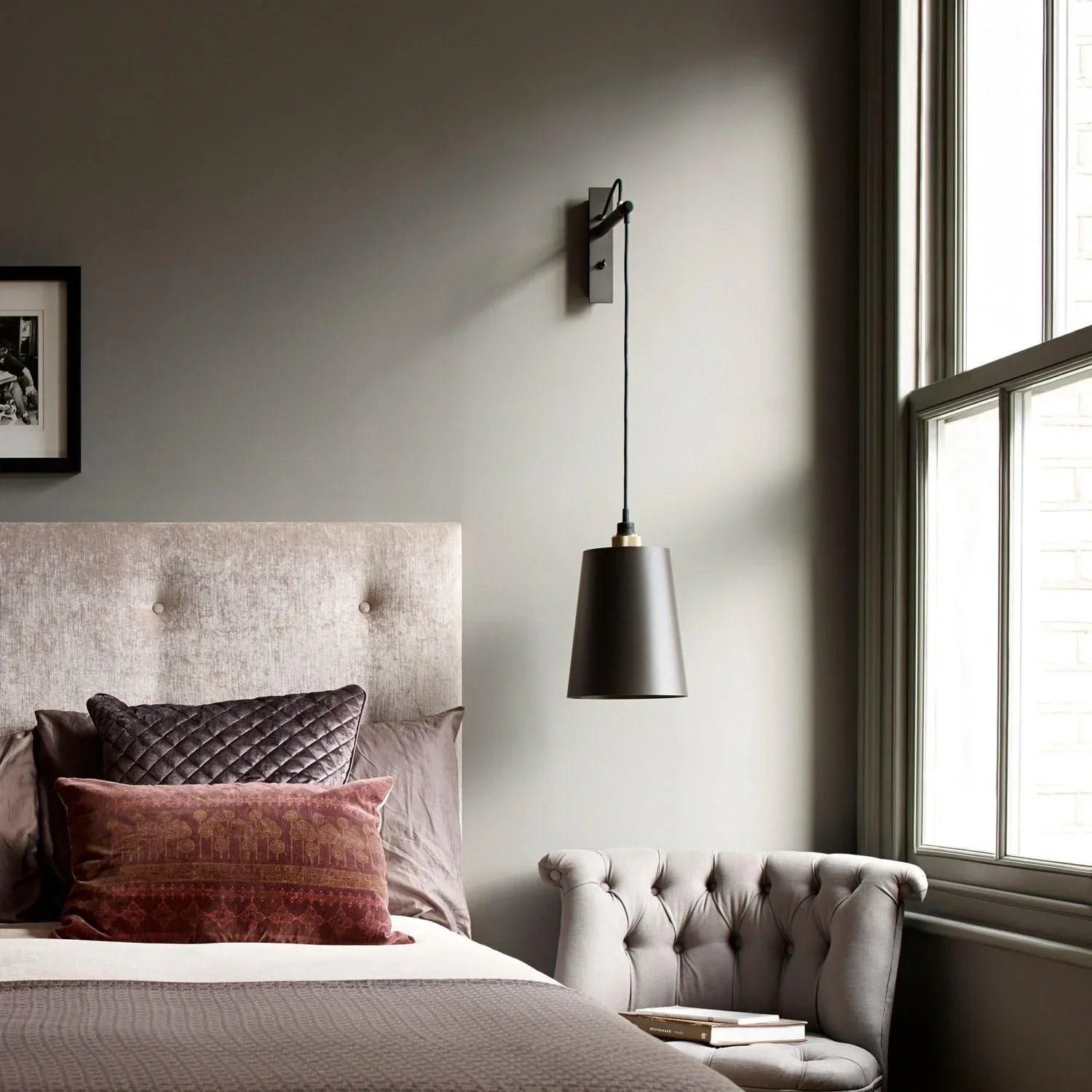 Abajur HOOKED / LARGE / GRAPHITE - Buster & Punch - PARIS14A.RO